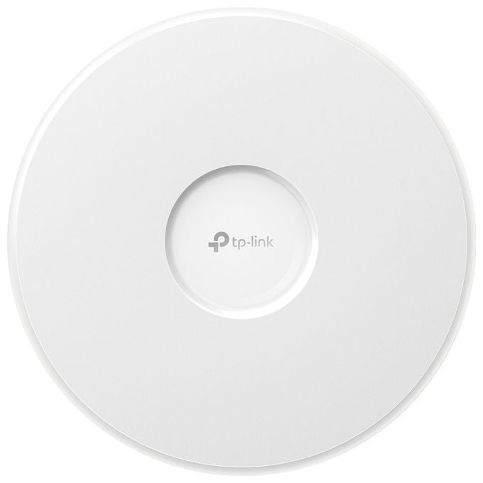 TP-Link EAP772 Omada Access Point Wi-Fi 7 Tri-Band BE9300 574Mbps 2.4GHz 2880Mbps 5GHz 5760Mbps 6GHz porta 2.5GbE colore Bianco