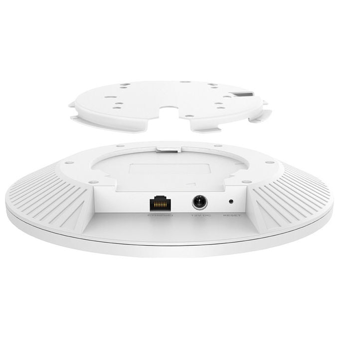 TP-Link EAP772 Omada Access Point Wi-Fi 7 Tri-Band BE9300 574Mbps 2.4GHz 2880Mbps 5GHz 5760Mbps 6GHz porta 2.5GbE colore Bianco