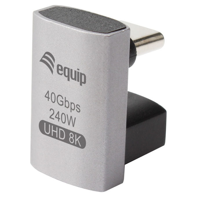 Equip Adattatore USB4 C a C 40Gbps PD 240W Alluminio Nero-Grigio Set 3pz cavo dati
