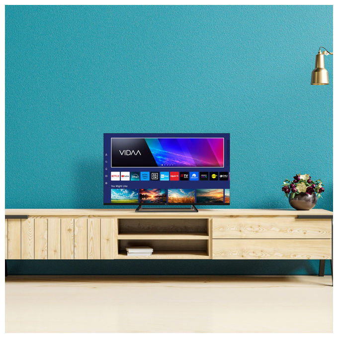 TELE System Smart TV 40 Pollici Full HD LED Frameless DVB-T2 tivu'sat