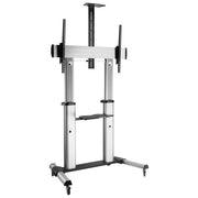 Equip Carrello TV Telescopico 60-100 Pollici 100kg con Ruote Regolabile Supporto