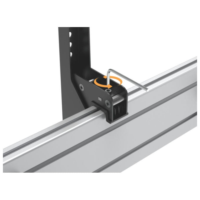 Equip Supporto Soffitto 3 Schermi 45-50'' VESA 600x400 Inclinabile TV Monitor