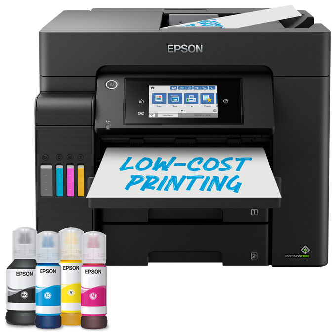 Epson EcoTank ET-5805 Stampante Multifunzione A4 Wi-Fi con Scanner Fax Fronte-retro