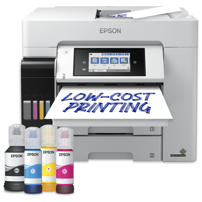 Epson EcoTank Pro ET5885 Stampante Multifunzione A4 WiFi 25ppm Fronte-Retro Inchiostro