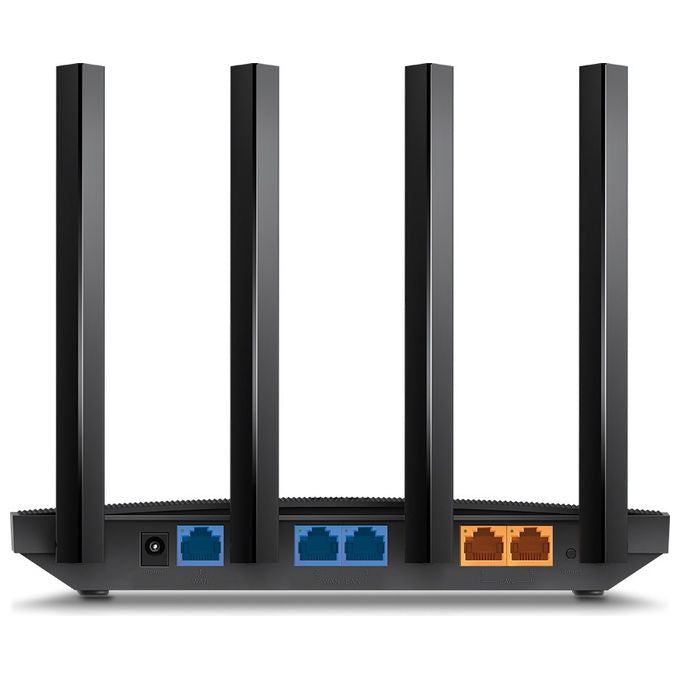 TP-Link ER605W Omada Router Wi-Fi Dual-band AC1350 5 Porte Gigabit Ethernet VPN Gestione Cloud colore Nero