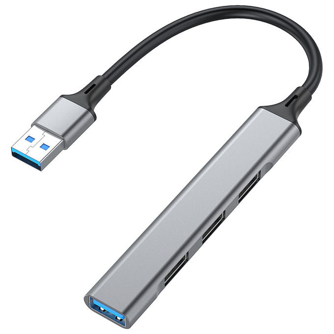 Equip 128960 Hub USB 4 Porte USB 3.2 Gen 1 USB 2.0 5 Gbps Plug and Play Alluminio colore Grigio