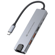 Conceptronic DONN29G Docking Station USB-C 3.2 Gen2 HDMI 4K Ethernet LAN Grigio Alluminio