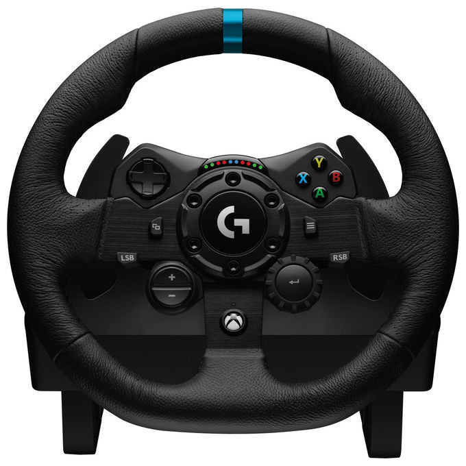 Logitech G 991-000532 G923 SE Kit da Corsa Volante in Pelle TRUEFORCE Pedali e Leva del Cambio Xbox Series X S Xbox One PC Mac colore Nero