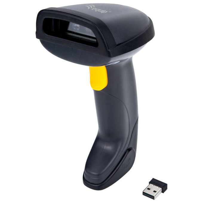 Equip Lettore Codici a Barre Wireless 1D-2D Bluetooth Portatile Nero Scanner