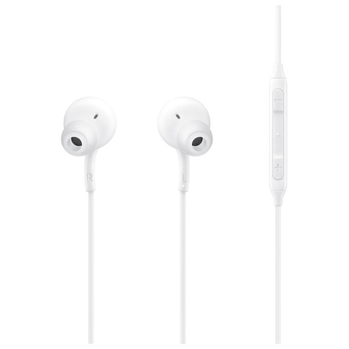 Samsung EO-IC100BWEGIT Auricolari a Filo Bianchi USB-C con Suono AKG