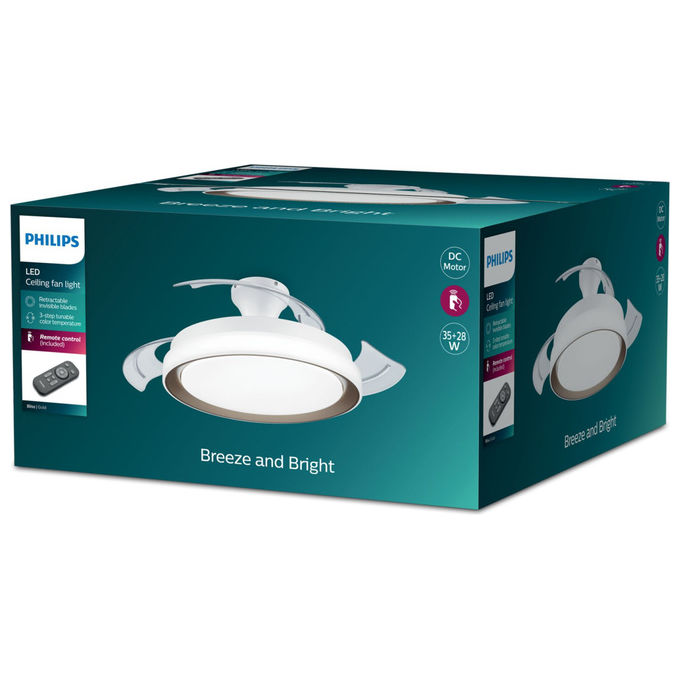 Philips Plafoniera con Ventilatore Bliss 35+28 W
