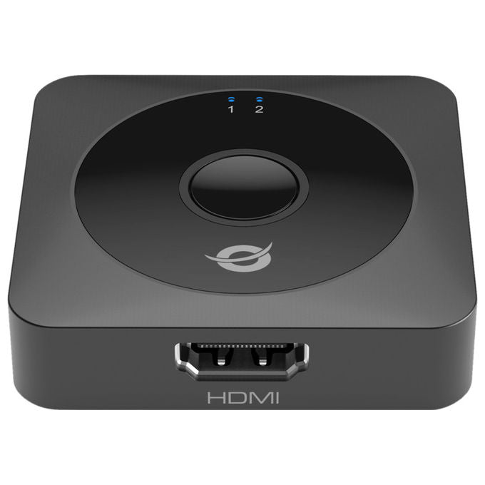 Conceptronic SELENE01B Switch HDMI 2.0 Bidirezionale 2 Porte 4K 60Hz Supporto DTS Dolby colore Nero