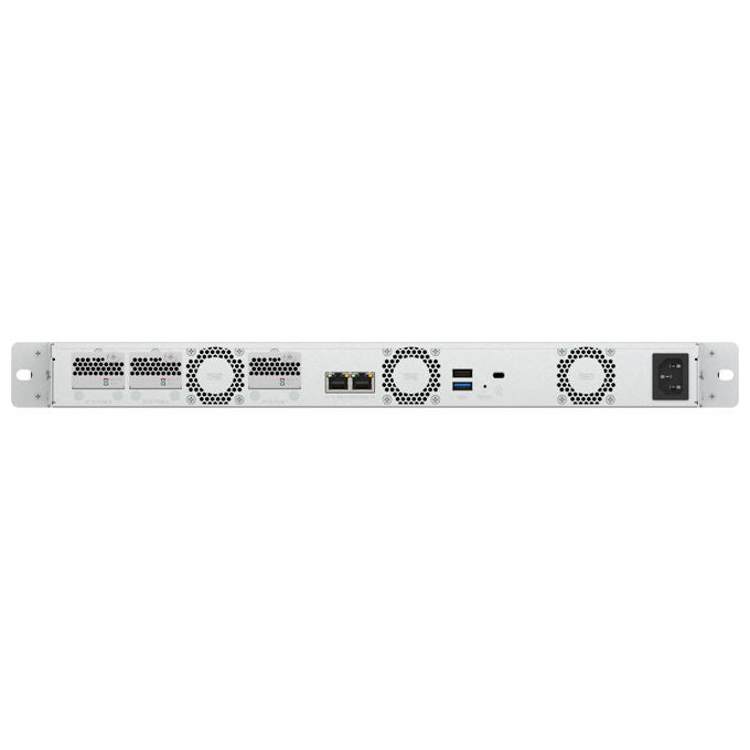 QNAP TS-h765eU NAS Rack 1U 4 bay Server di rete Intel Atom 8GB RAM QuTS hero