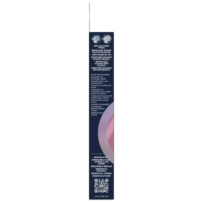 Oral-B 08700216373487 iO Series Gentle Care Testine di Ricambio per Spazzolino Elettrico Gengive Sensibili 2 pezzi colore Bianco