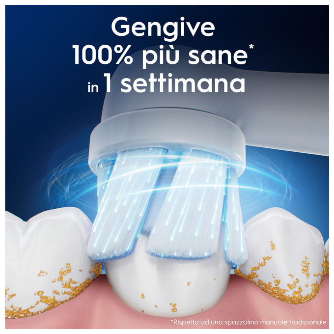 Oral-B 08700216373487 iO Series Gentle Care Testine di Ricambio per Spazzolino Elettrico Gengive Sensibili 2 pezzi colore Bianco