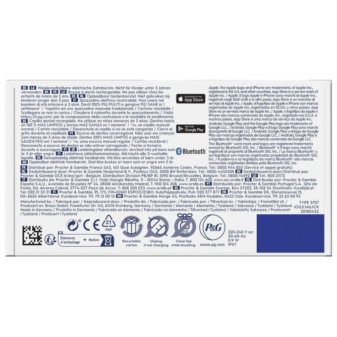 Oral-B 80364002 iO 5S Spazzolino elettrico iO 5 modalita' Timer autonomia lunga colore Bianco