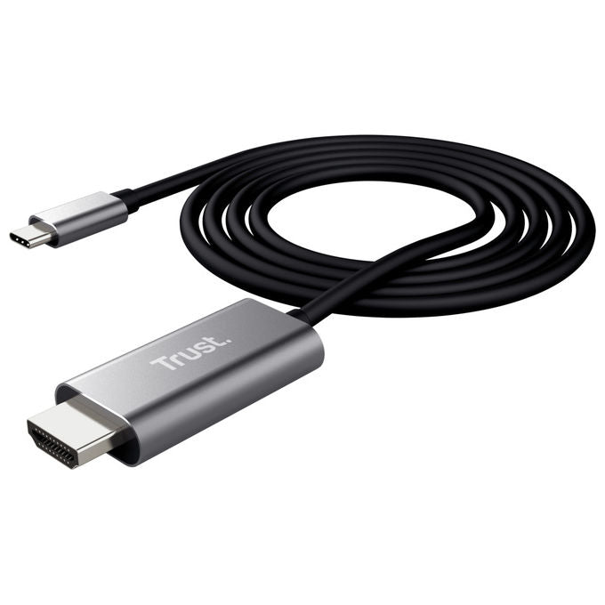 Trust Cavo USB-C a HDMI 1,8m 4K 60Hz Plug and Play - Compatibile con HDCP 2.2