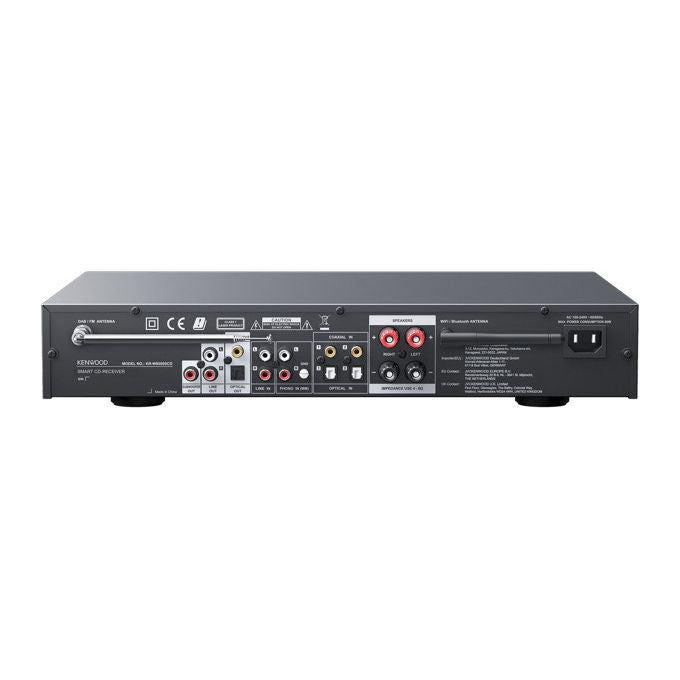 Kenwood KR-W8000SCD-B Sintoamplificatore CD Stereo 2x30W Wi-Fi Bluetooth 5.2 DAB+ FM Ingresso Phono colore Nero