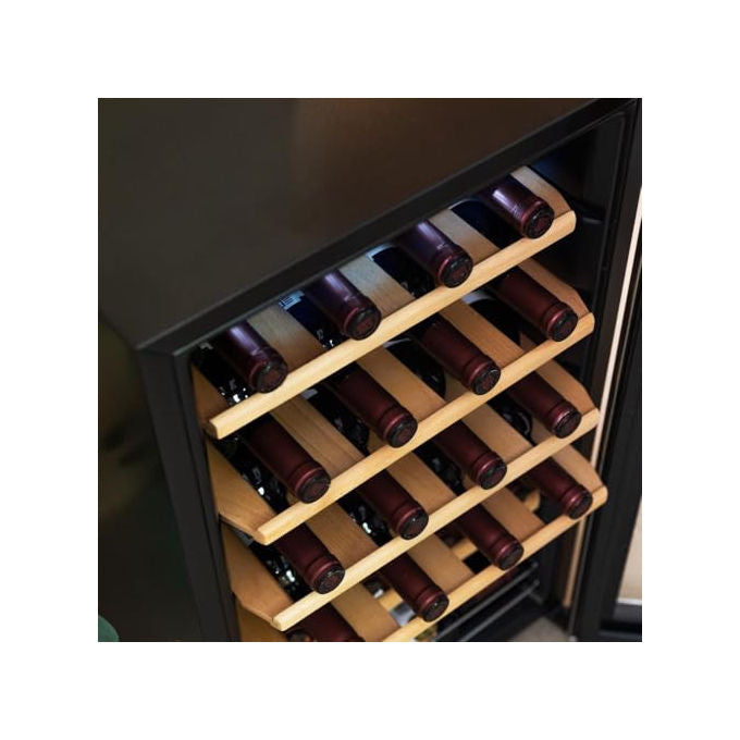 Cecotec 2450 Grand Sommelier Cantinetta Vino con Compressore 24 Bottiglie 63 L 5-18°C 45 dB Touch LED colore Inox
