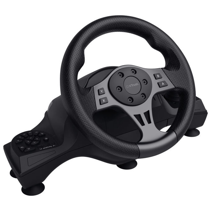 Trust GXT 289 Movi Sterzo e Pedali Nero USB Multipiattaforma per PS4 Xbox Switch