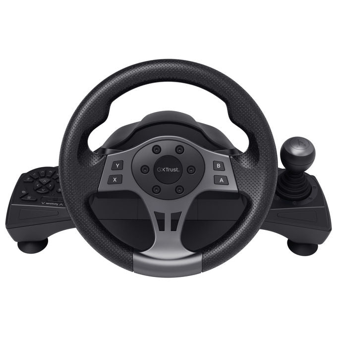 Trust GXT 289 Movi Sterzo e Pedali Nero USB Multipiattaforma per PS4 Xbox Switch