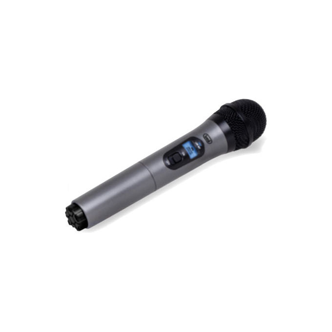 Trevi EM 401 Microfono per Palco Wireless UHF Unidirezionale Nero e Grigio