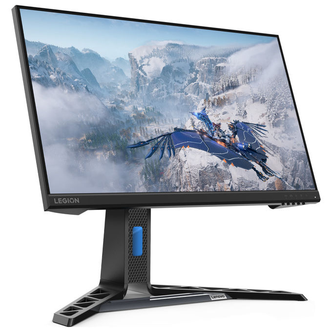 Lenovo 67CCGAC4IT Legion R24e Monitor Gaming 23.8'' Full HD IPS 180Hz 0.5ms AMD FreeSync colore Nero