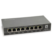 LevelOne GEP-0823 Switch Ethernet Gigabit 8 porte PoE 120W 10-100-1000 Mbps Rete
