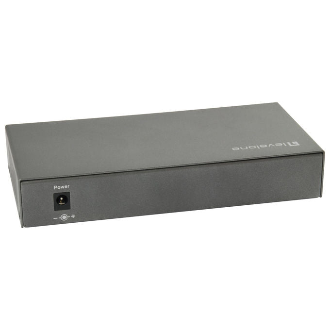 LevelOne GEP-0823 Switch Ethernet Gigabit 8 porte PoE 120W 10-100-1000 Mbps Rete