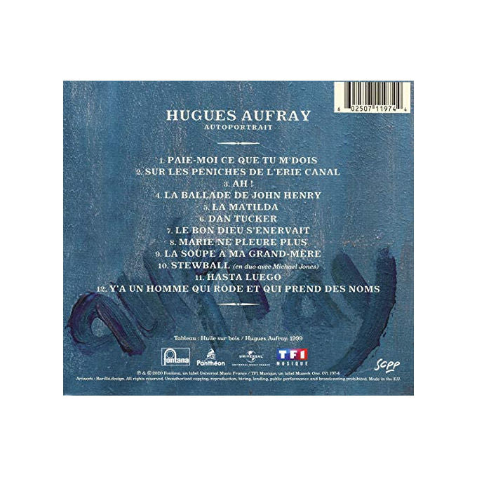 CD Hugues Aufray - Autoportrait - Album Folk Country Pop - Fontana - Musica