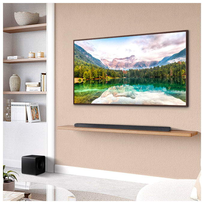 Samsung HW-S800D Serie S Soundbar 3.1.2 Canali Dolby Atmos Wireless 10 Speaker Subwoofer Wireless Q-Symphony Alexa colore Nero