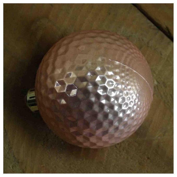 Kaemingk, Set 37 Palline Natale, 6 cm, Rosa Cipria, Finiture Matte, Lucide e Glitterate