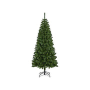 Amicasa, Albero di Natale Alpino Slim, 150 cm, Verde, per Interno