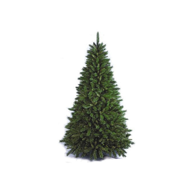 Amicasa, Albero di Natale Civetta, 150 cm, Verde, 438 Rami, in PVC