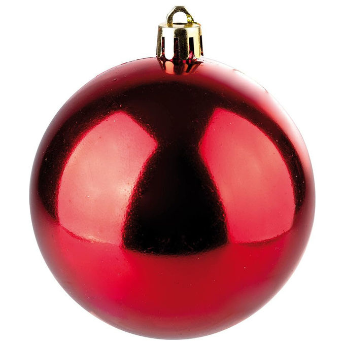 Galileo Casa, Set 16 Palle di Natale Rosse, 3 cm, Decorazioni Natalizie