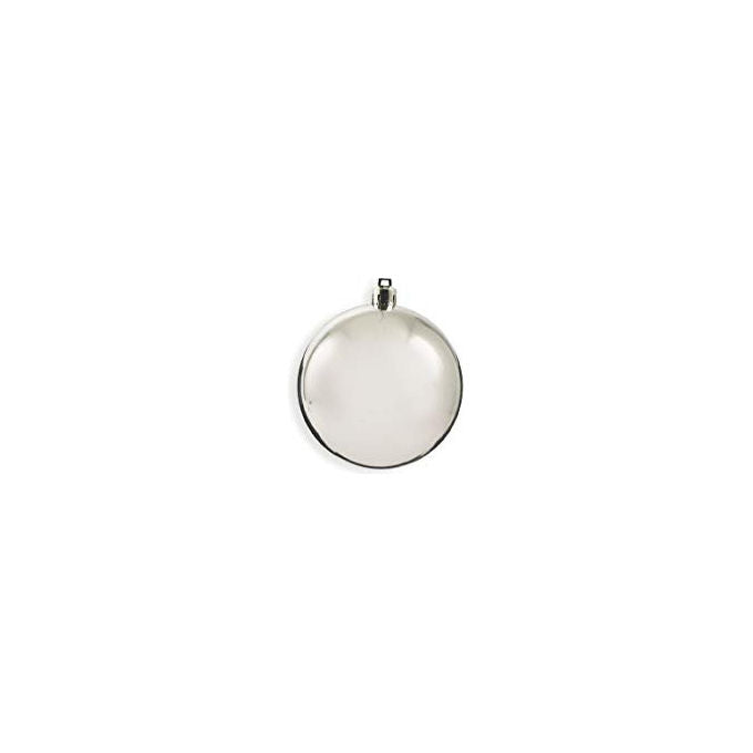 Galileo Casa, Palle di Natale Argento 6 cm, Set 30 pz, Infrangibili
