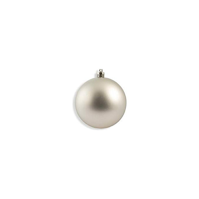 Galileo Casa, Palle di Natale Argento 6 cm, Set 30 pz, Infrangibili