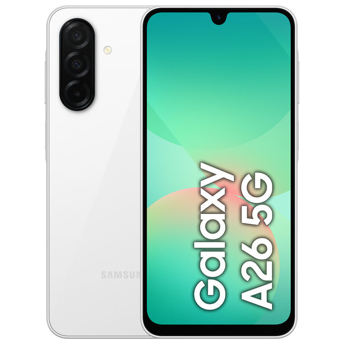 Samsung Galaxy A26 5G Smartphone 6.7'' 128GB Bianco - Display Super AMOLED