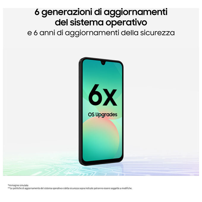 Samsung Galaxy A26 5G Smartphone 6.7'' Super AMOLED 8GB 256GB Bianco SM-A266BZWCEUE
