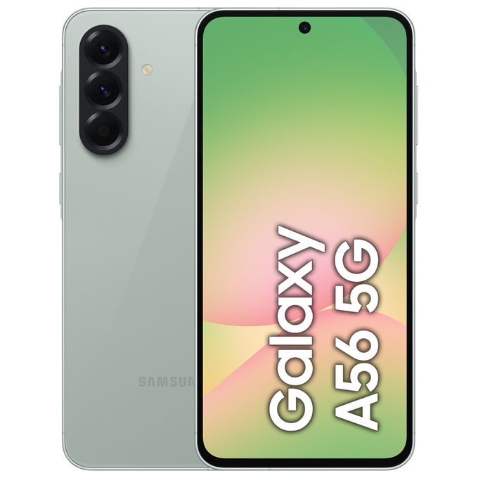 Samsung SM-A566BZGCEUE Galaxy A56 5G Smartphone 6.7'' 8GB RAM 256GB Super AMOLED 50MP 5000 mAh IP67 colore Olive