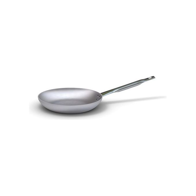 Ballarini 8003150517499 Serie 6800 Padella Svasata Bassa in Alluminio Satinato Diametro 32 cm Altezza 11 cm Spessore 4 mm per Induzione Gas Elettrico Vetroceramica Manico in Acciaio Inox colore Acciaio