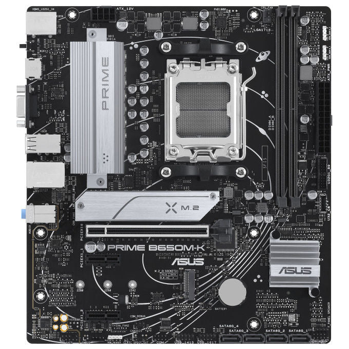 ASUS PRIME B650M-K Scheda Madre Socket AM5 micro ATX AMD B650 per Ryzen 7000