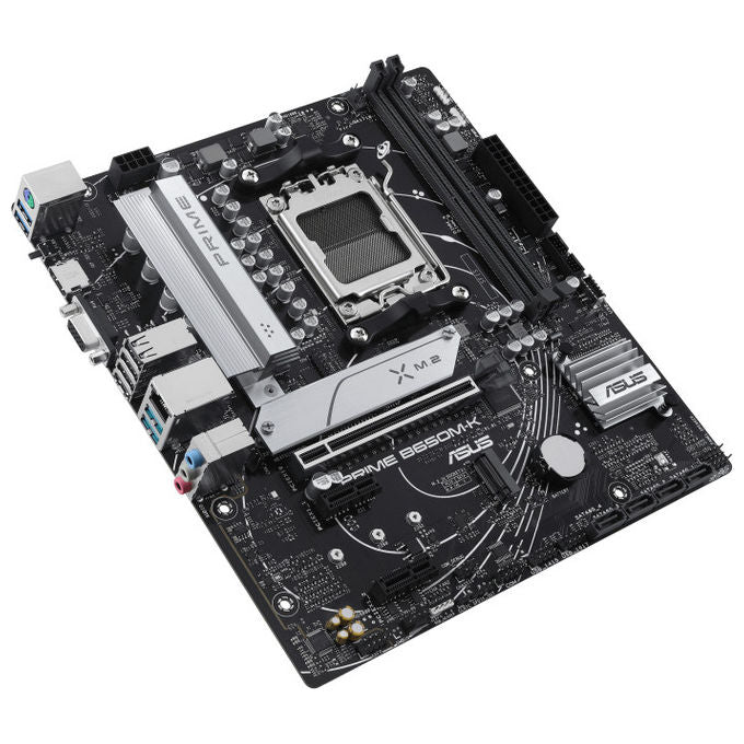 ASUS PRIME B650M-K Scheda Madre Socket AM5 micro ATX AMD B650 per Ryzen 7000