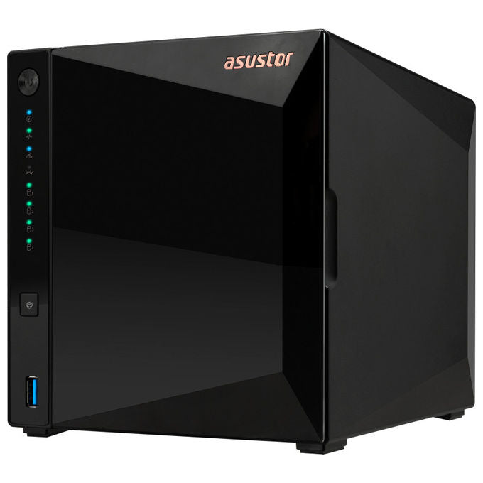 Asustor DRIVESTOR 4 Pro Gen2 AS3304T V2 NAS 4 bay 2.5GbE 2GB RAM per casa e ufficio