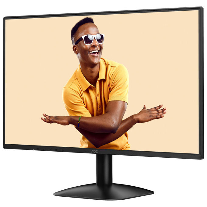 AOC 24B31H Monitor PC 23.8'' Full HD 1920x1080 IPS 120Hz Adaptive Sync Flicker Free Low Blue Light colore Nero