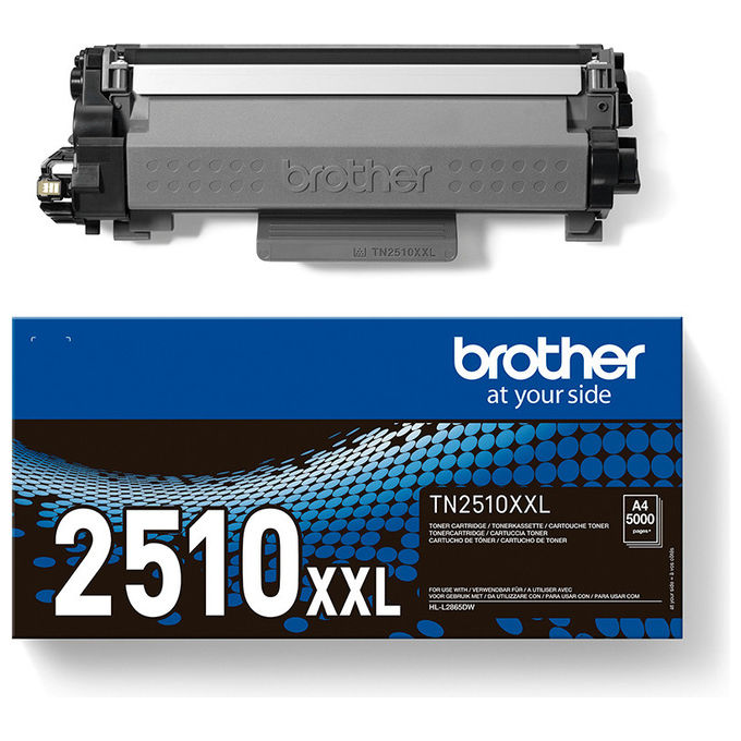 Brother TN2510XXL Toner Laser Originale Alta Capacita' 5000 pagine colore Nero