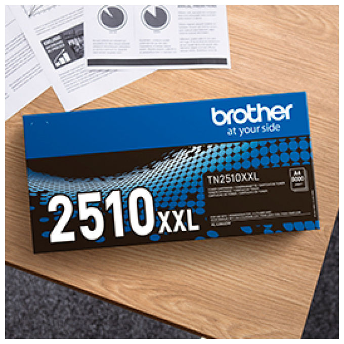 Brother TN2510XXL Toner Laser Originale Alta Capacita' 5000 pagine colore Nero