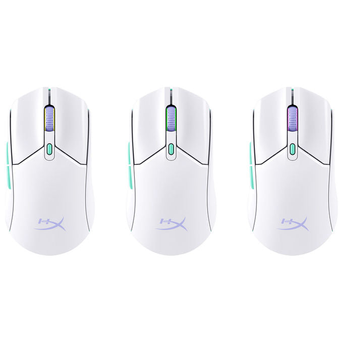 HP HyperX Pulsefire Haste 2 Core Mouse Gaming Wireless Bianco 3600 DPI 6 Tasti 59g