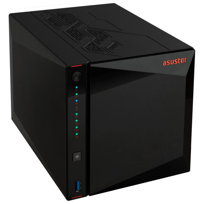 Asustor NAS 4-bay Nimbustor 4 Gen2 Intel Celeron 4GB RAM Nero - Archiviazione di rete