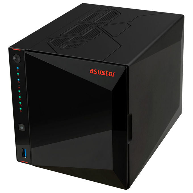 Asustor NAS 4-bay Nimbustor 4 Gen2 Intel Celeron 4GB RAM Nero - Archiviazione di rete
